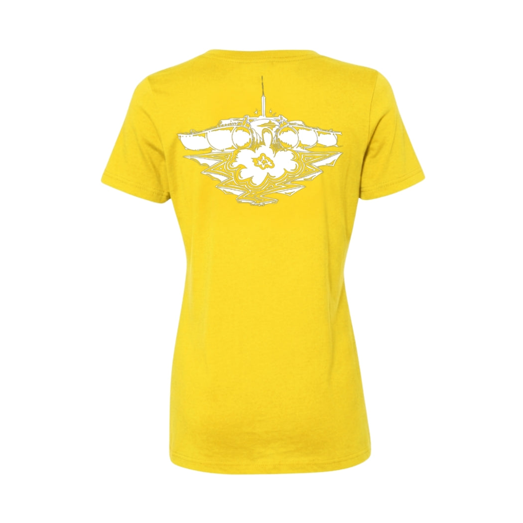 Wave collection Aquafina - Women Yellow T-shirt