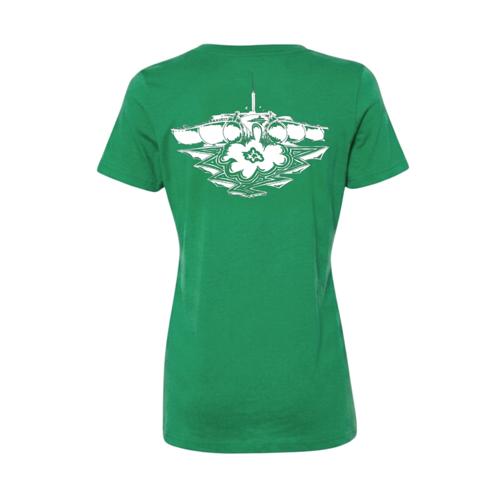 Wave collection Aquafina - Women Green T-shirt