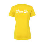 Ripper Rat Surfer Yellow Tee- Women