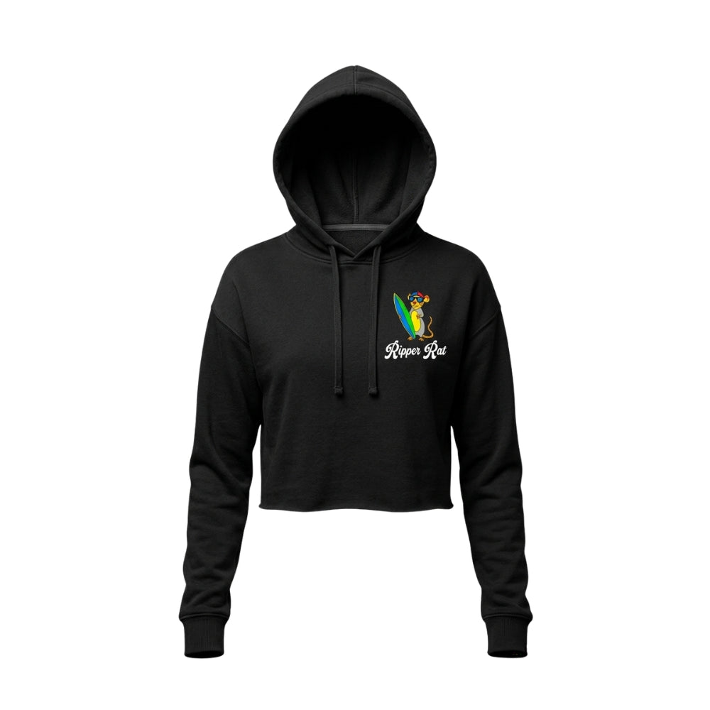 Ripper Rat Black Hoodie - Women