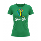 Ripper Rat Surfer Green Tee - Women