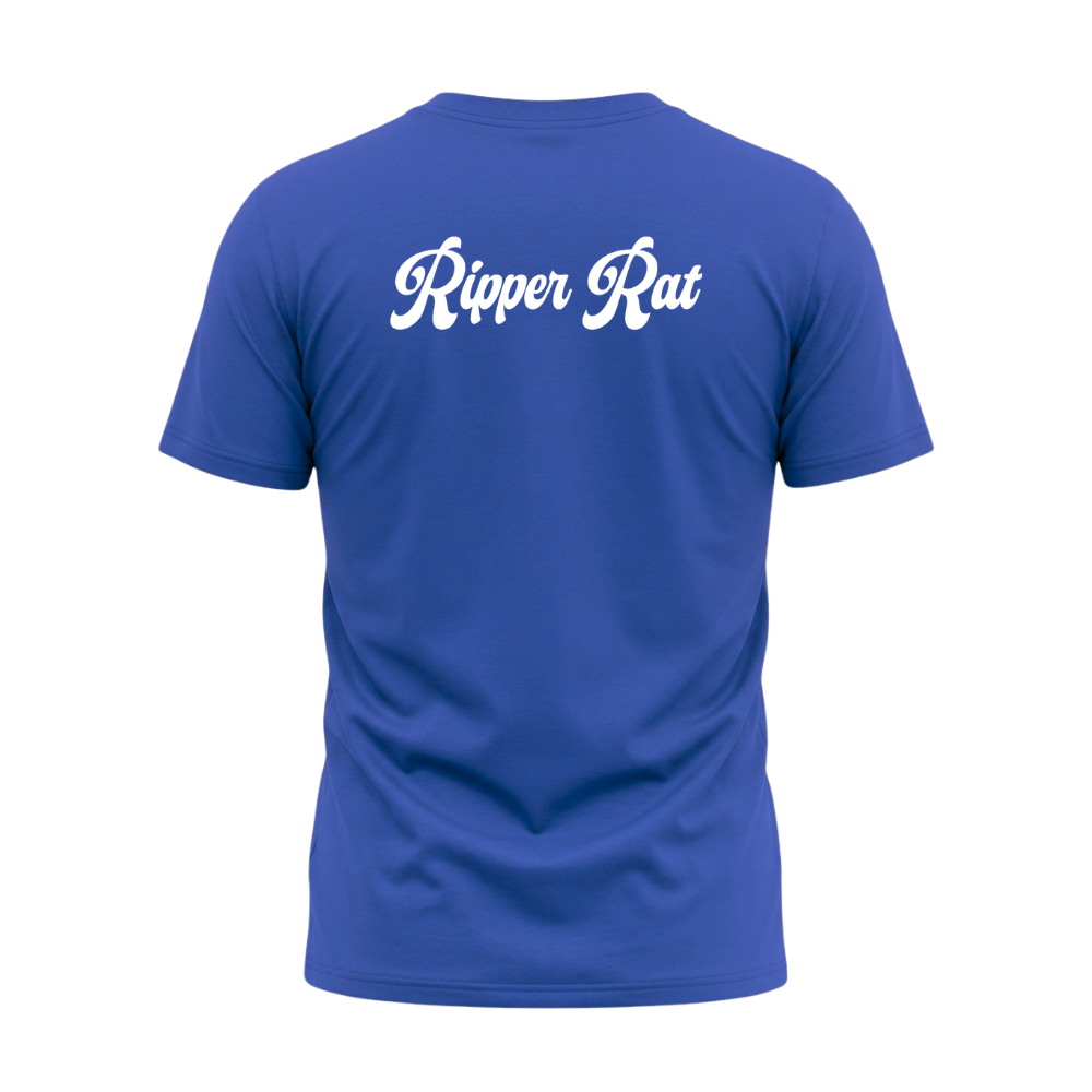 Ripper Rat Surfer Blue Tee - Men