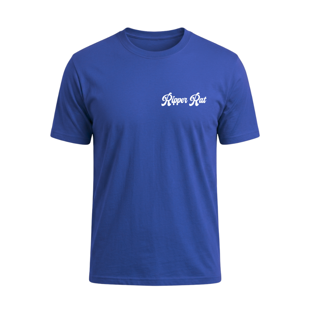 Ripper Rat Surfer Blue Tee - Men
