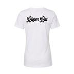 Ripper Rat Surfer White Tee - Women