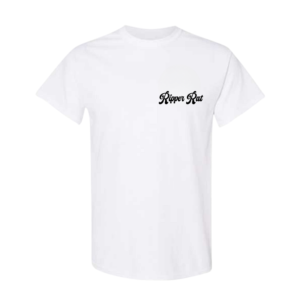Ripper Rat Surfer White Tee - Men