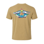 Wave Collection Sunset - Men Brown Sugar T-Shirt