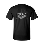 Wave Collection Surfsation - Men Black T-Shirt