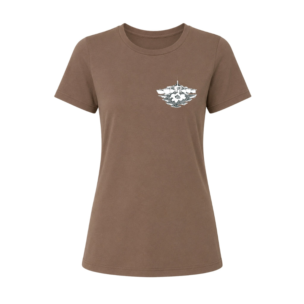 Wave collection Aquafina - Women Vintage Brown T-shirt