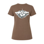 Wave collection Aquafina - Women Vintage Brown T-shirt