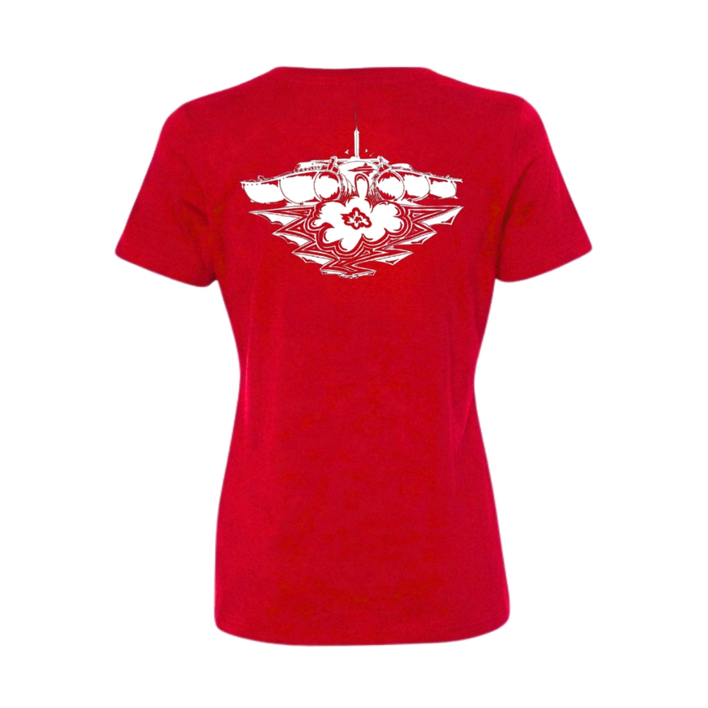 Wave collection Aquafina - Women Red T-shirt