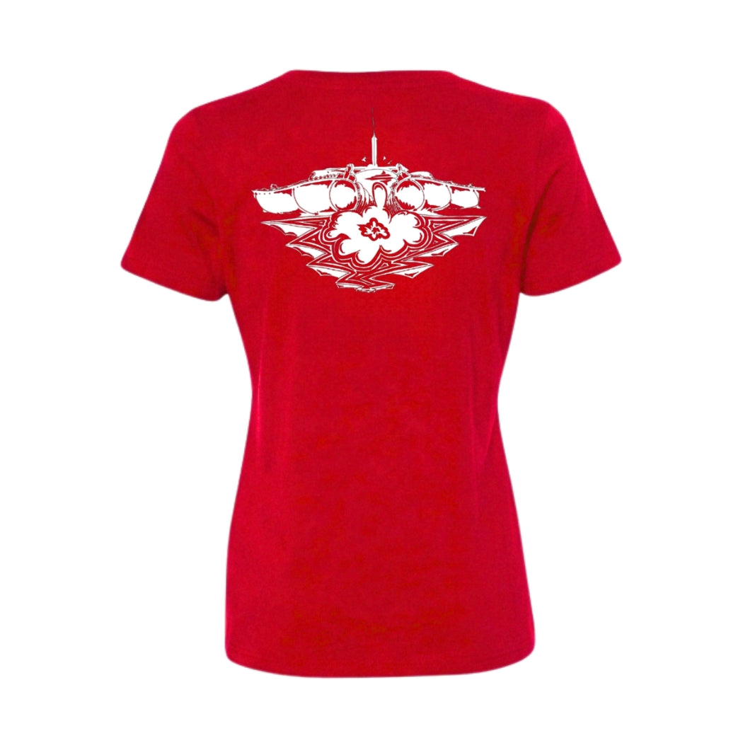Wave collection Aquafina - Women Red T-shirt