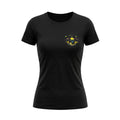 Women Black Summer Wave T-shirt - Yellow