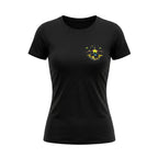 Women Black Summer Wave T-shirt - Yellow