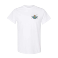 Men White Summer Wave T-shirt - Colored