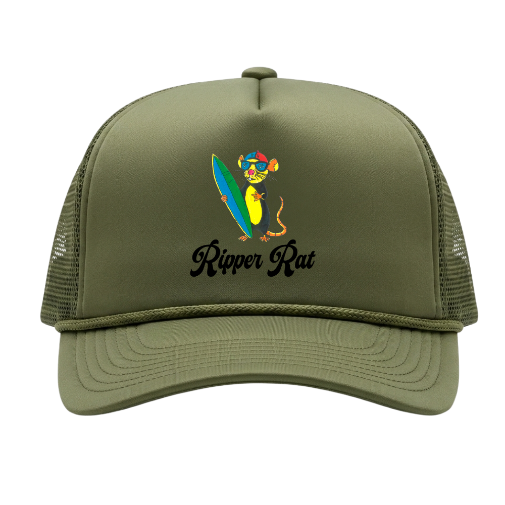 Ripper Rat Army Green Hat - Women