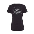 Wave Collection Surfsation - Women Black T- Shirt