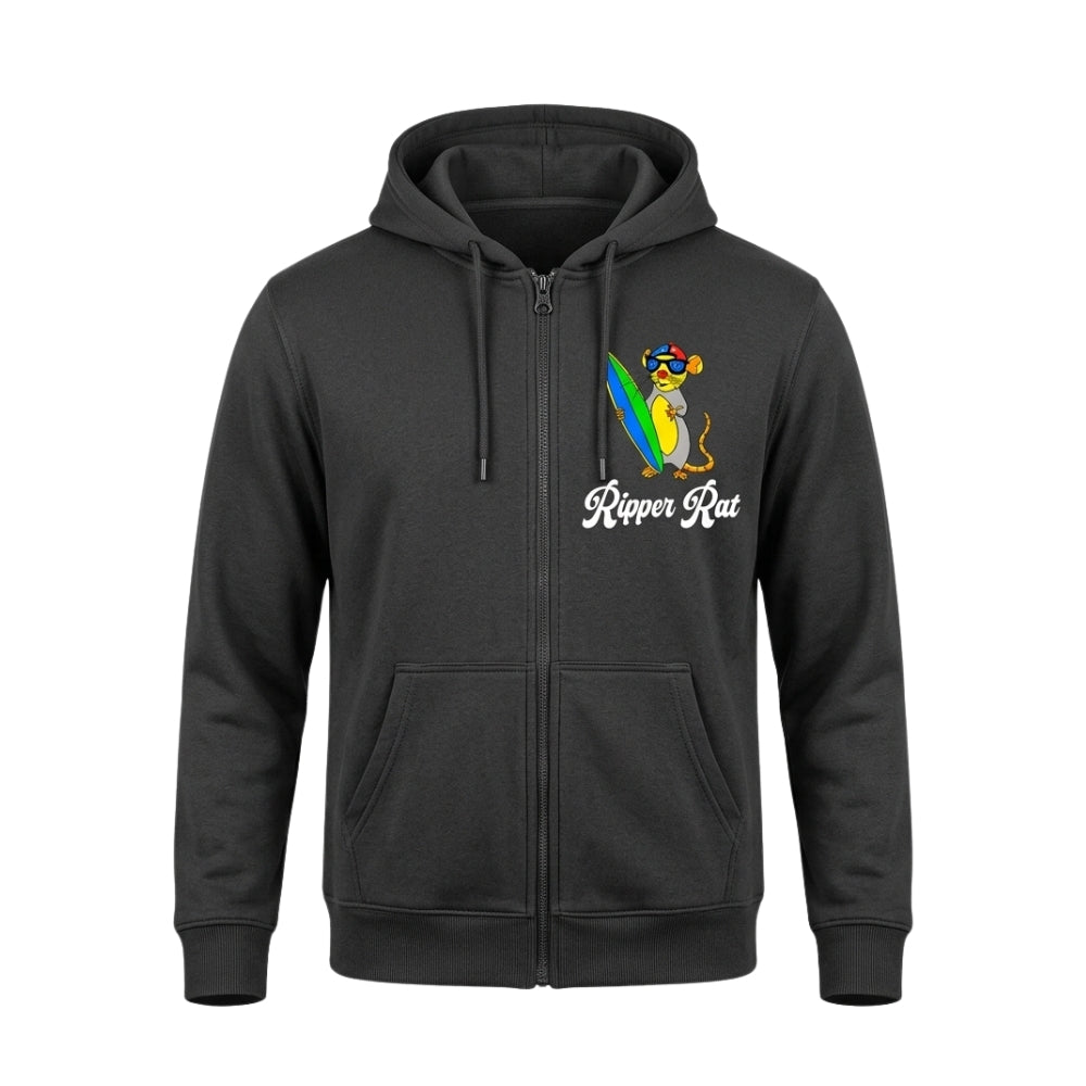 Ripper Rat Black Hoodie - Men